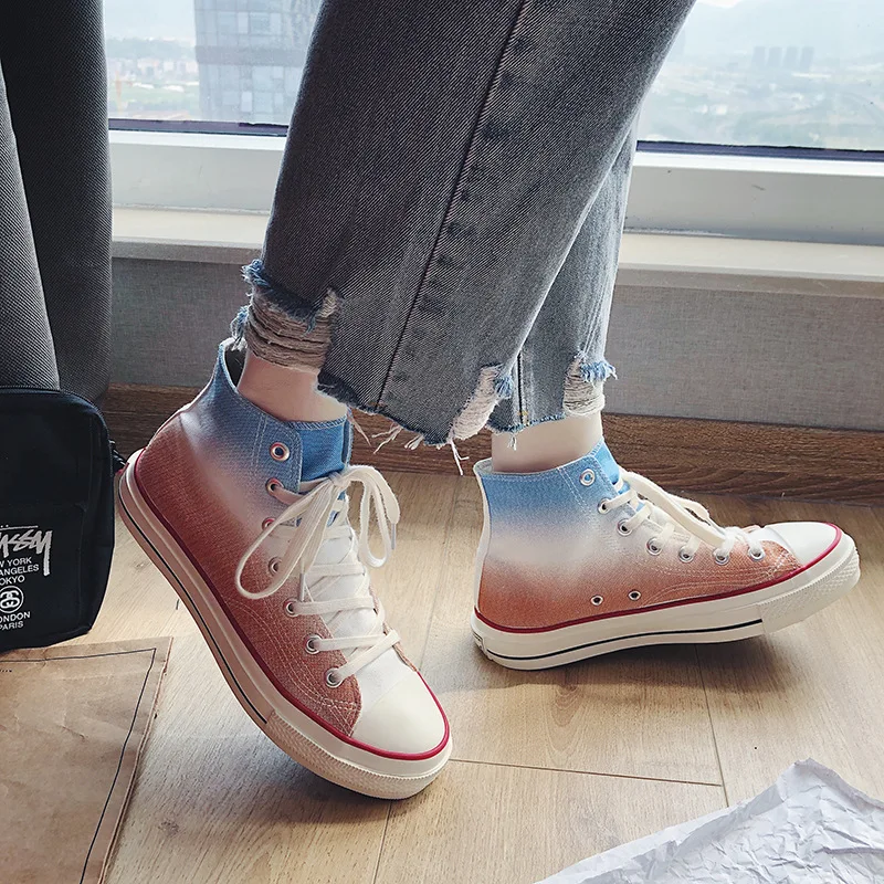 brown colour canvas shoes