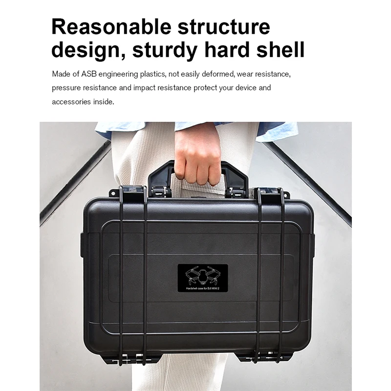 Drone Accessories Drone Storage Bag Dji Case Drone Case Handbag Case For Dji MINI 2 Explosion Proof Carrying Case Waterproof Suitcase Handbag Mavic Mini 2 Drone/Contorller Accessories Storage Case