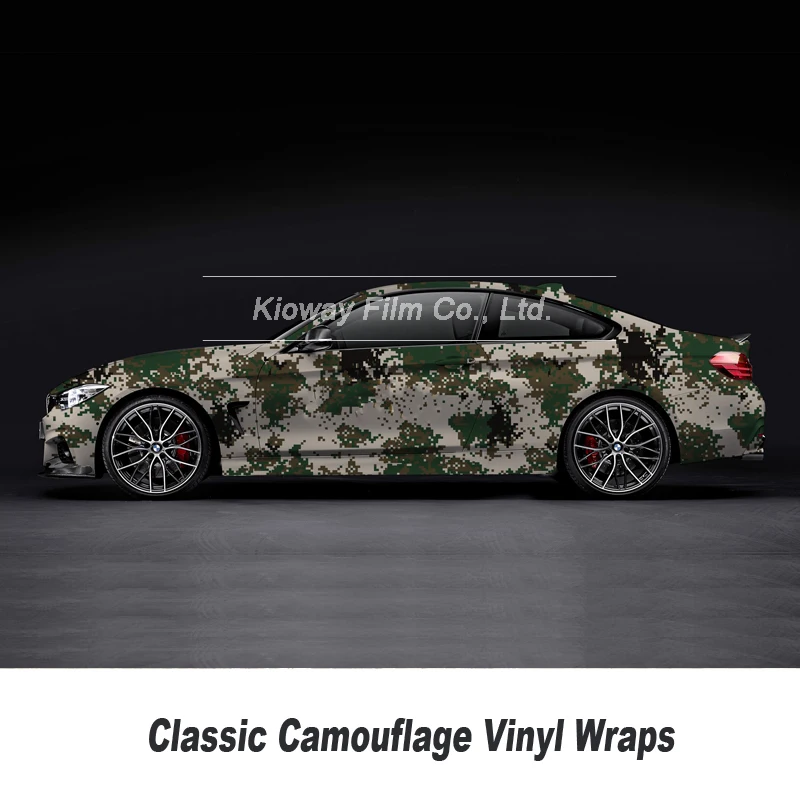 FULL Car camouflage 013 urban camo graphics stickers decals fits med/lge cars 