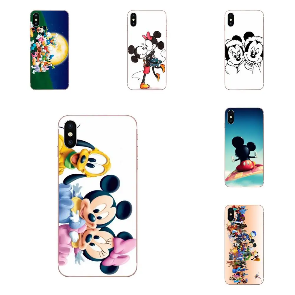 Гуфи с рисунками Микки и Минни для Huawei Honor 4C 5A 5C 5X6 6A 6X7 7A 7C 7X8 8C 8S 9 10 10i 20 20i Lite Pro Чехол