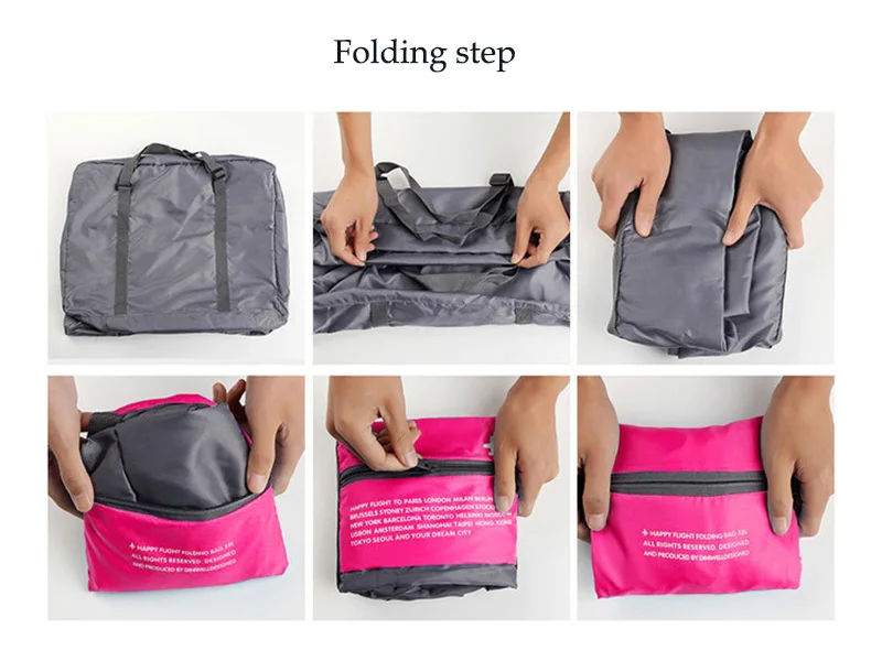 Большая емкость дорожный Органайзер мужская одежда складной мешок для хранения Чемодан портативная женская сумка