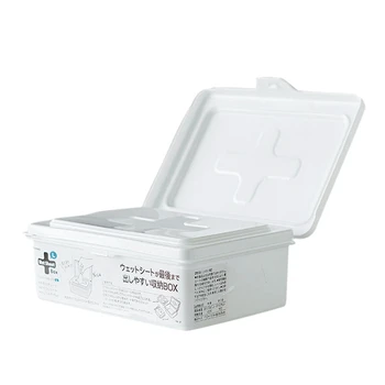 

Household Dustproof Disposable Face Masks Wet Tissues Storage Box Organizer Face Mask Storage Tissue Box L