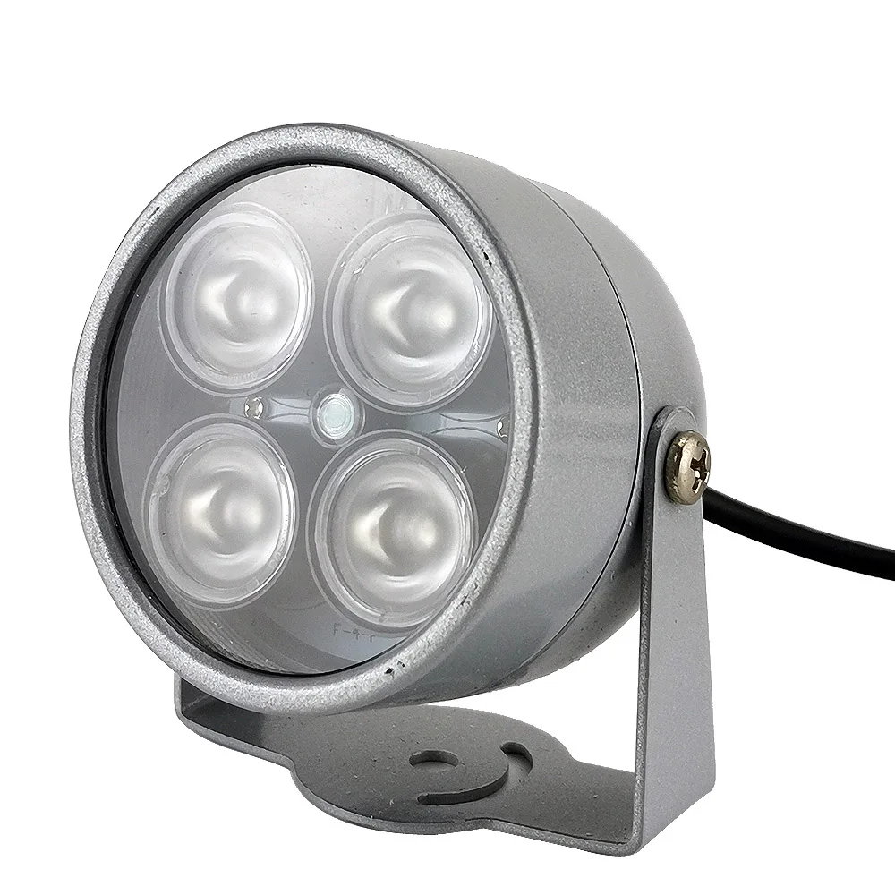 CCTV светодиодный S 4 Массив ИК светодиодный осветитель свет CCTV ИК инфракрасный Водонепроницаемый ночного видения для камеры безопасности использовать 12V2A мощность