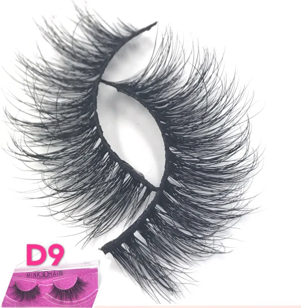 

1 Pair New 3d Mink Eyelashes Visofree 25mm Hand Made Thick Lashes False Eyelashes Makeup Extension Eyelashes