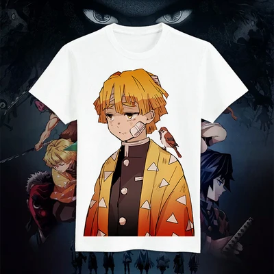 Демон Slayer: Kimetsu no Yaiba футболка Аниме Косплей Kamado Tanjirou футболка Повседневная Мужская и Женская топы футболки - Цвет: 13