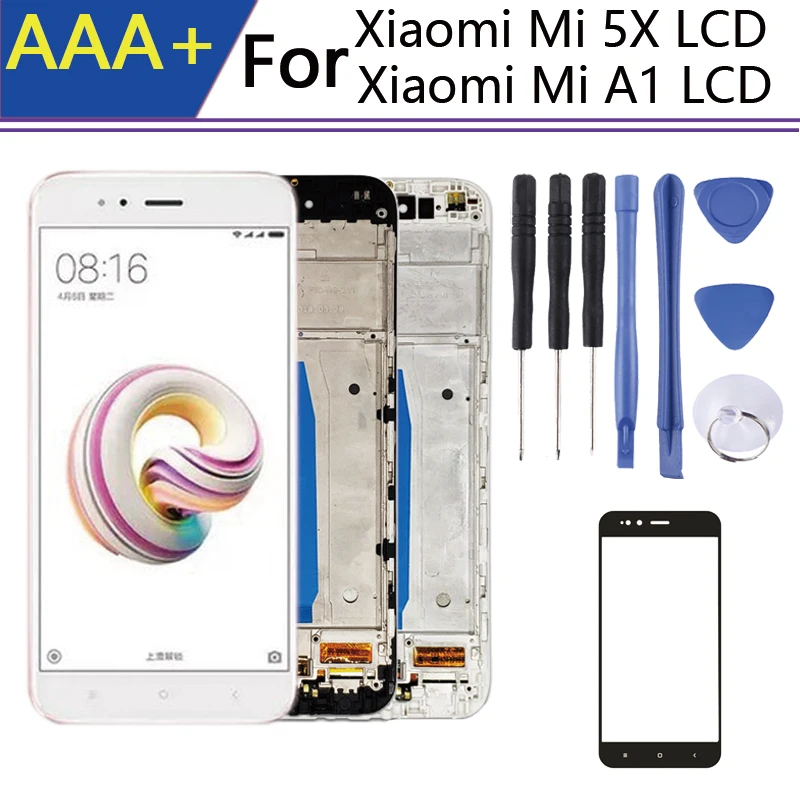For 5.5 Inch pantalla xiaomi mi a1 display in Mobile Phone LCDs with Frame Mi 5x LCD Touch Screen Digitizer Assembly Parts