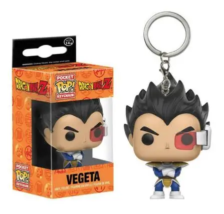 Funko Pop в стиле аниме «Драконий жемчуг зет сын Goku vegeta героя аниме «Наруто Одна деталь брелок виниловые Фигурки Коллекционная кукла модель игрушки - Цвет: 3