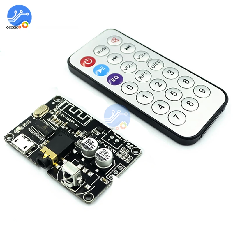 

Bluetooth Audio Receiver board Bluetooth 5.0 mp3 lossless audio decoder board Wireless Stereo Music Module With Remote Control