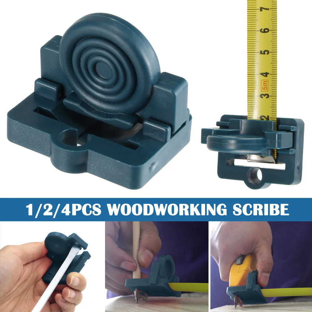 

Hot Cut Drywall Tool Guide Woodwork Tile Contractor Tape Measure Verticle Attachment MAL999 #2