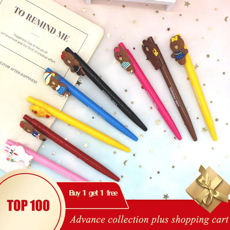 Kawaii ручка lapices tinta гель rilakkuma escolar ofertas relampago корейский материал escolar caneta cartolia Школьные Аксессуары