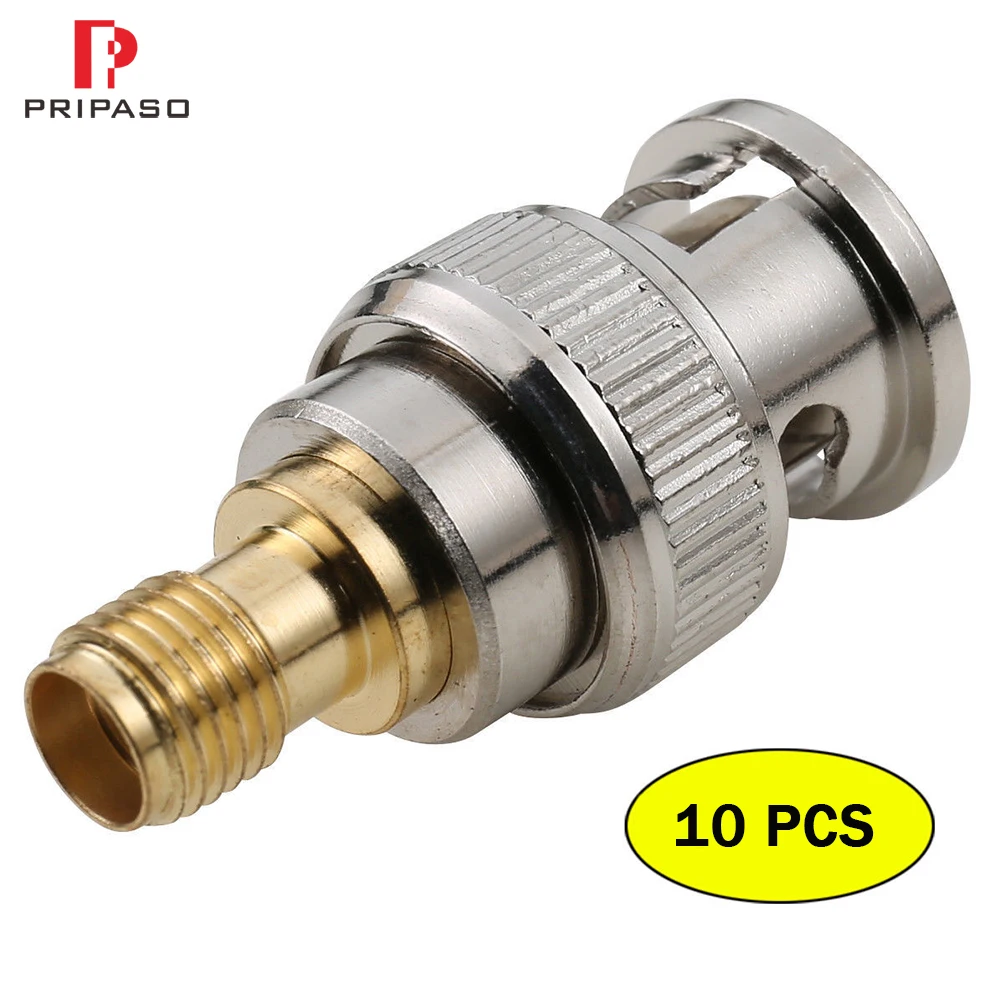 10x BNC Male to Male Coaxial Coupler Adapter Connector