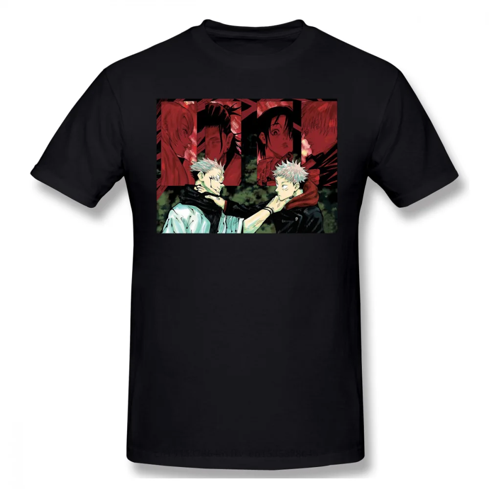 

Jujutsu Kaisen Itadori Megumi Fushiguro Satoru Anime for Yuji And Sukuna Funny Crewneck Cotton 2020 T-shirt