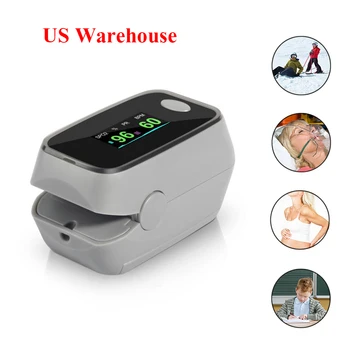 

Oximeter Pulse oximeter fingertip digital blood oxygen saturation monitor SpO2 level pulse rate portable OLED display oximeter 5