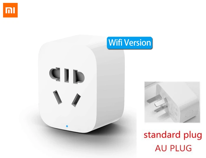 Xiaomi mijia интеллектуальная розетка Zigbee версия WiFi беспроводной пульт дистанционного управления гнездо адаптера питание таймер включения и выключения через приложение - Цвет: wifi standard