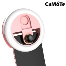 Кольцевой светильник WQ16St 0.63X широкоугольный планшет светодиодный заполняющий свет перезаряжаемая фотокамера селфи вспышка лампа для iphone samsun