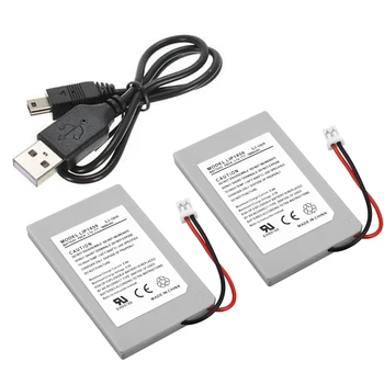 

2pcs 3.7V 1800mAh Rechargeable Replacement Battery for PS3 game controller Battery Pack for PS3 gamepad