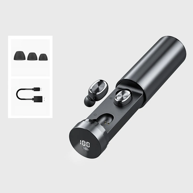 Bluetooth5 0 Touch Wireless Bluetooth Earphones Waterproof Sport Mini Earbuds