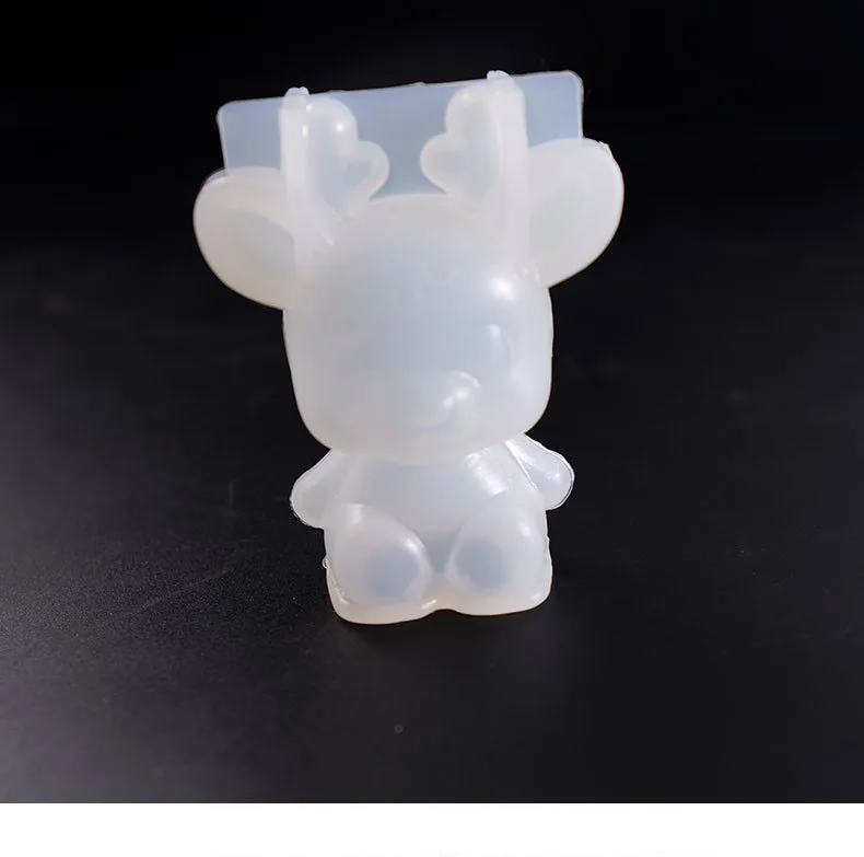 Popular3D милые животные DIY силиконовые ювелирные изделия инструменты для изготовления подвесных полимерных литых форм инструмент для рукоделия