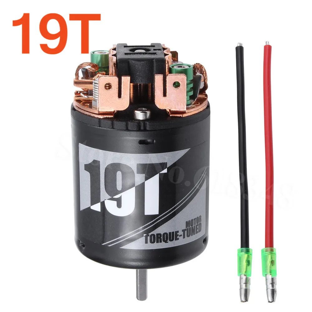 5 шт., RS-540, матовый, 8 T, 14 T, 19 T, 21 T, 27 T, 35 T, 45 T, 55 T, крутящий момент, настроенный двигатель для 1/10 внедорожников/внедорожников - Цвет: 19T