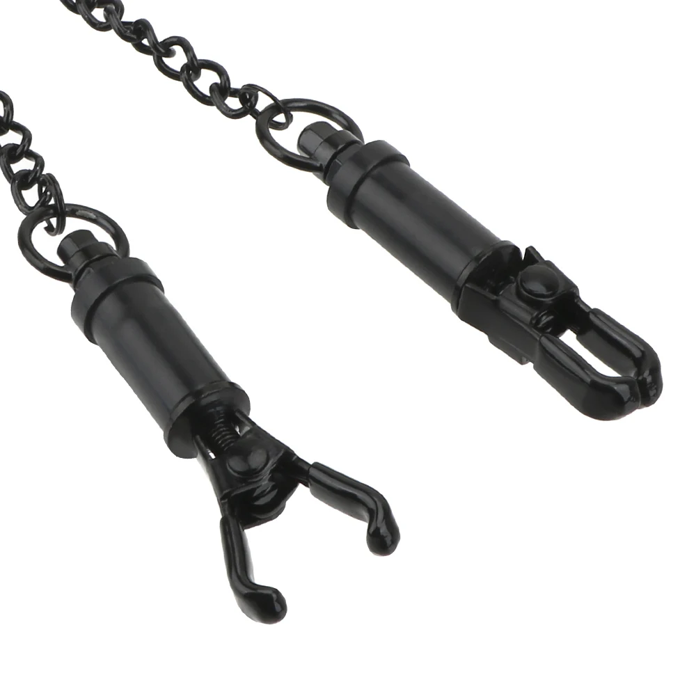 IKOKY Adjustable Metal Clips Adult Games Breast Bondage Play Clamps Sex Toys for Couple Nipple Stimulator_voghion.com