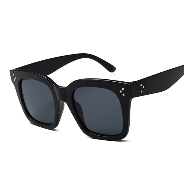 Square Oversized Sunglasses Woman Fashion Black Gradient Vintage Sun Glasses Female Outdoor Shades Driver Retro Oculos De Sol 3
