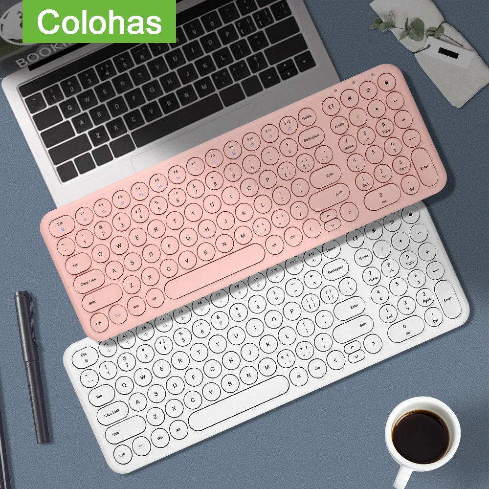 Mouse Keyboard-Gaming-Mouse Computer Laptop-Keyboard Pc Gamer Keycap Round Macbook Silent