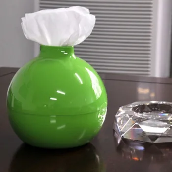 

Simple Fashion Round Ball Paper Pot Tissue Waterproof Toilet Paper Box