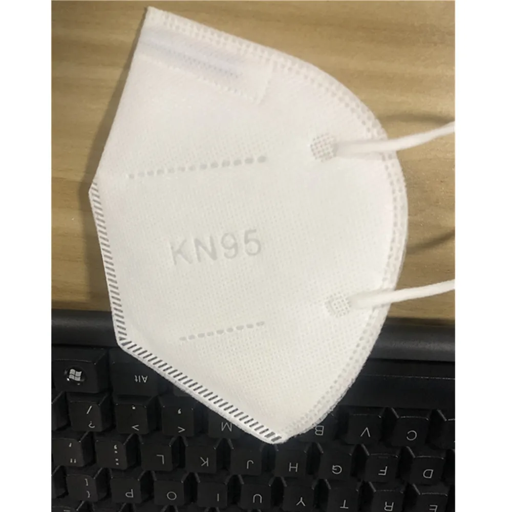 

10pcs/pack KN95 mask dustproof 5 layers of protective non-woven fabric Face Mask Three-dimensional melt-blown cloth Folding