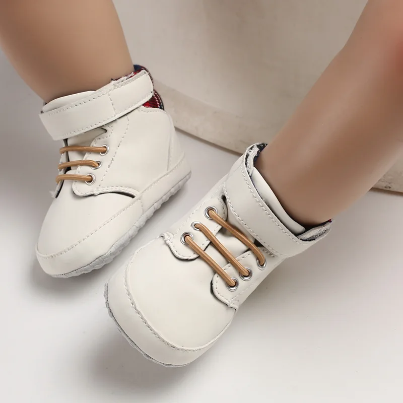 Baby Shoes Boy Newborn Infant Toddler Casual Comfor Cotton Sole Anti-slip PU Leather First Walkers Crawl Crib Moccasins Shoes