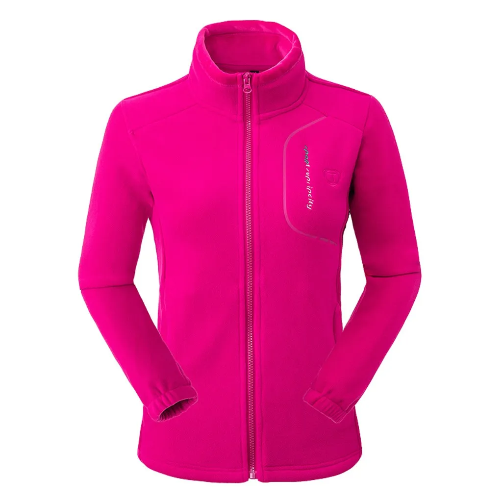 Hot Pink Весенне-осенняя куртка с капюшоном, модное однотонное пальто на молнии с карманами, повседневное пальто с длинными рукавами, верхняя одежда# J30 - Цвет: Hot Pink