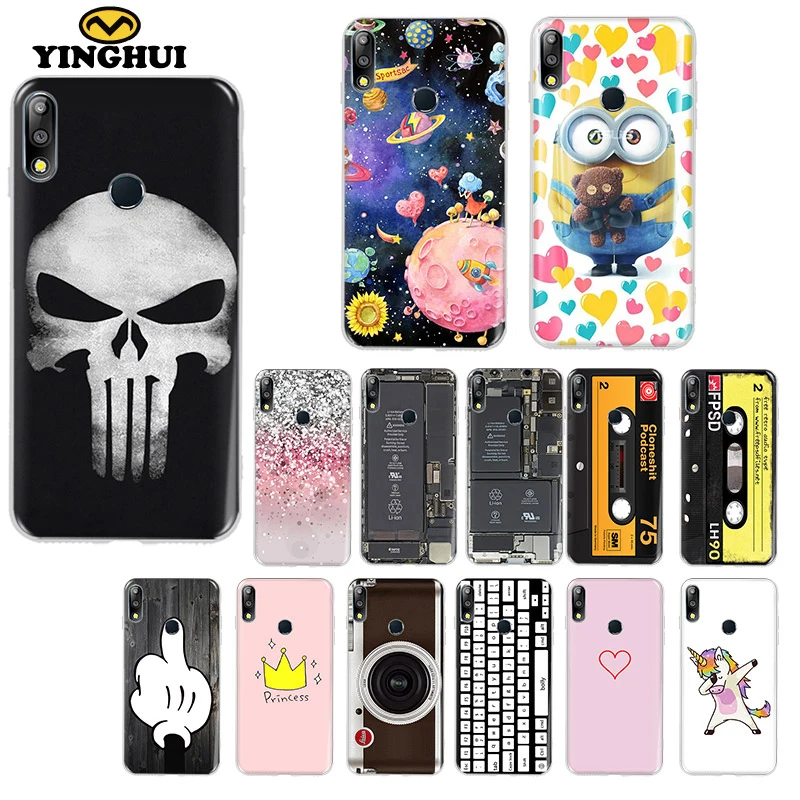 

High Quality Phone Cover Asus Zenfone Max Pro M2 ZB631KL 6.26 Cool Printing Soft TPU Case For Asus Max M2 ZB633KL Coque Fundas