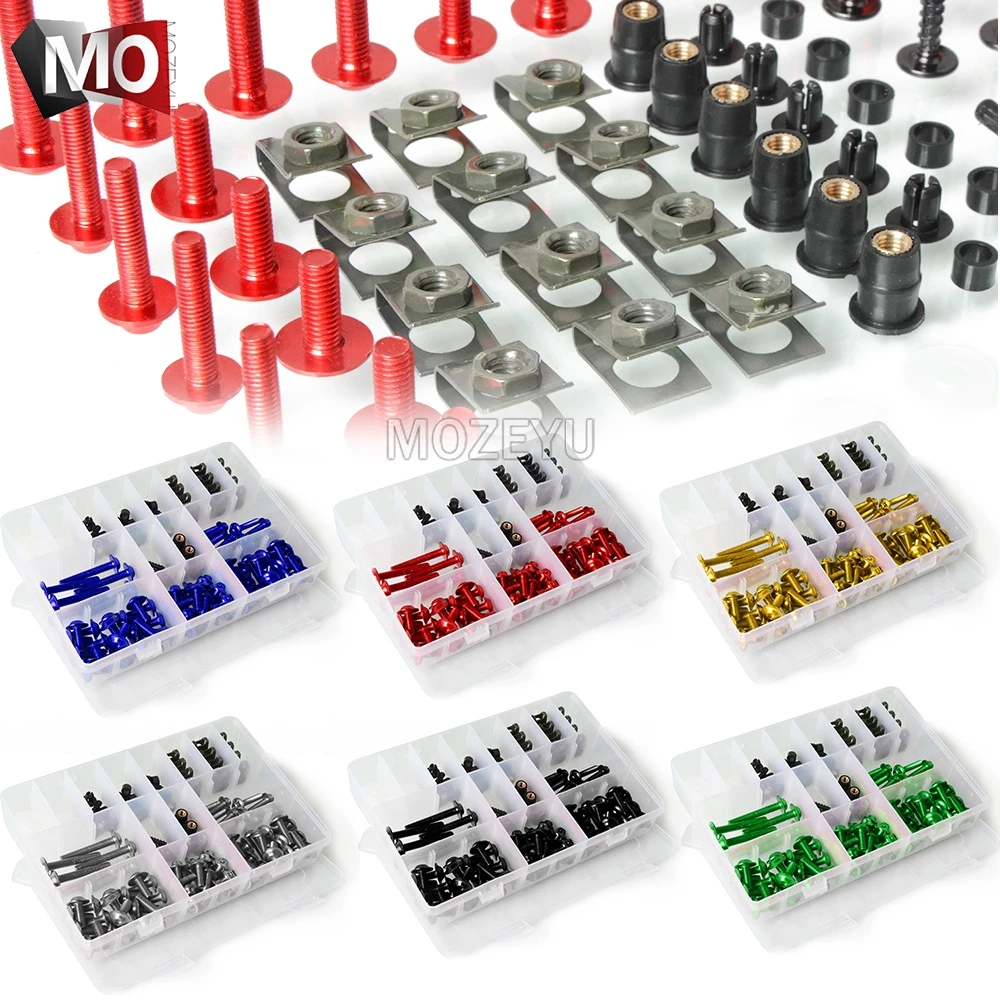 For HONDA CB125F CB125R CB1300/ABS/S/Super Four/X4 SC38 CB 1300 Motorcycle Full Fairing Bolt Kit Nuts Screws Clips Complete Set |