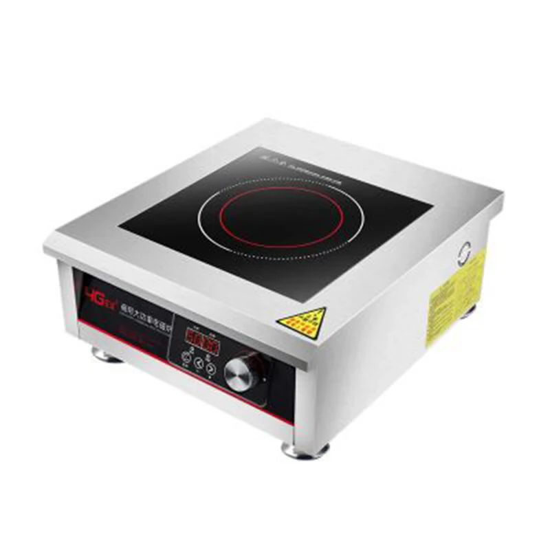 

Induction Cooker 5000w high power commercial plane electromagnetic frying furnace 5KW explosion fry furnace flat soup stove indu