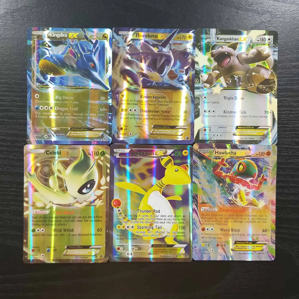 Коллекция TAKARA TOMY, битва сияющая карточная настольная игра, детские игрушки, подарки, Карты Покемон, 100 шт., флеш-карты, 94 GX 6, тренажер