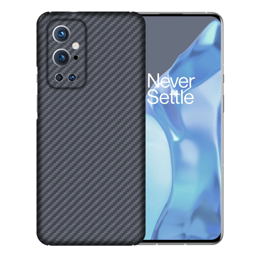 

Pure Real Carbon Fiber Cases for Oneplus 9 Pro One Plus 9 5G Case Original Aramid Fiber Ultra Thin Shockproof Cover