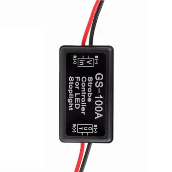 

6-30V Automobile And Motorcycle Led Brake Stop Taillight Flash Module Control Box For Car High Installation Gap Light