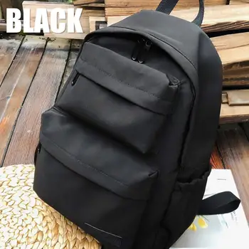

Multi Pocket Popular Shoulder Bags for Girls School Backpack Travel Backpacks Waterproof Nylon High Capacity Prom Solid