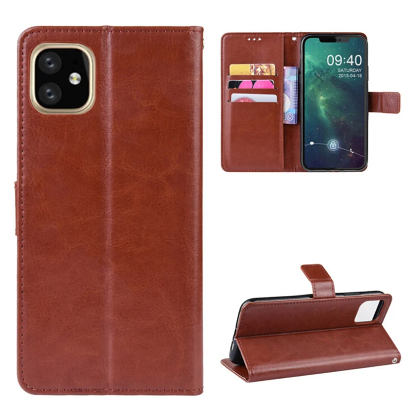 

Leather Book Case for iPhone 11 11 Pro 11 Pro Max Flip PU Leather Wallet Case with Card Slot Mobile Phone Cover