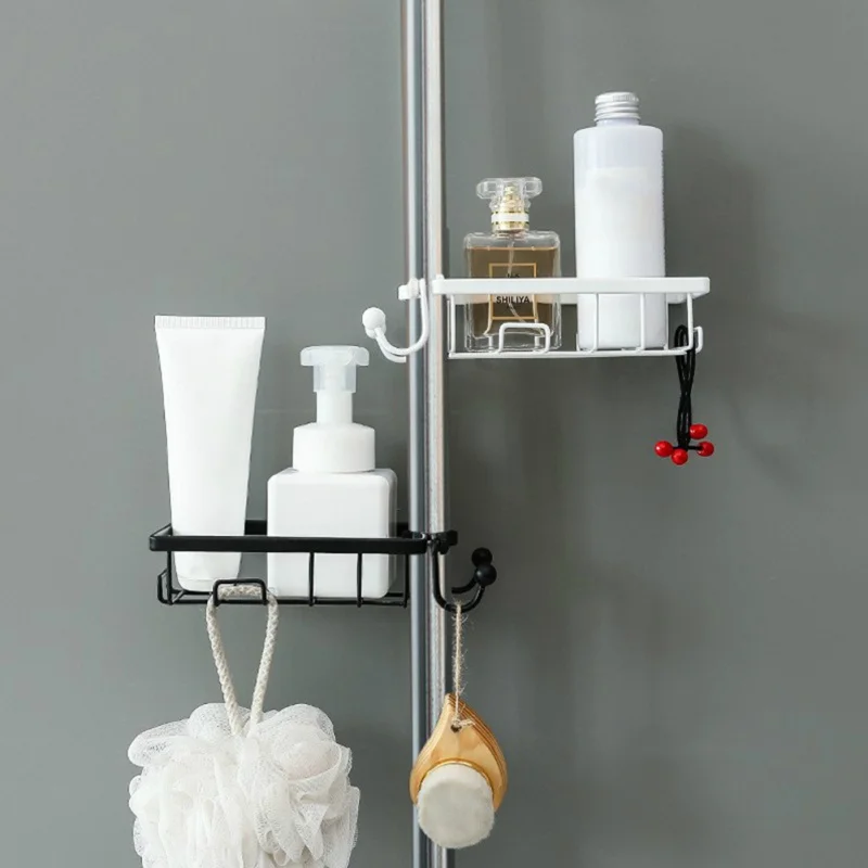 

Iron Kitchen Faucet Storage Rack Holder for Sink Punch-free Drain Faucet Bathroom Kitchen Sponge Dish Cloth Finishing Organizer