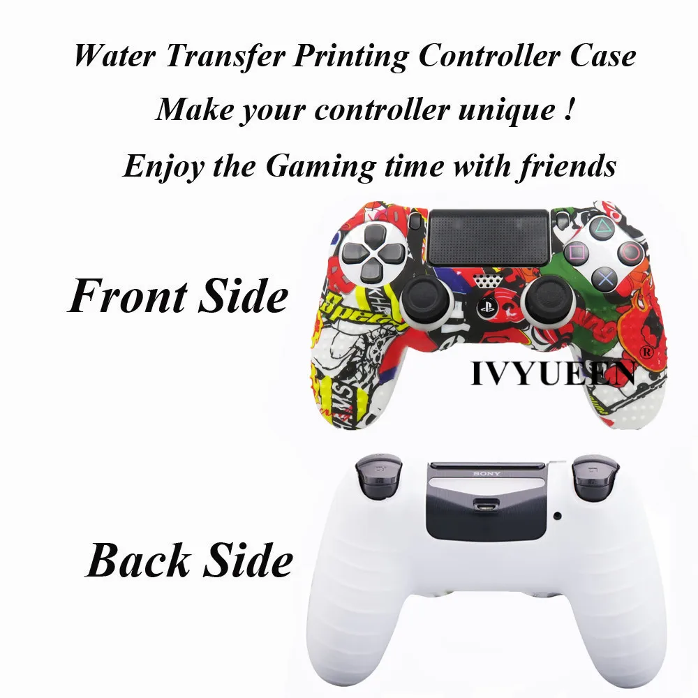IVYUEEN для PlayStation 4 PS4 Pro Slim Control ler силиконовый защитный чехол колпачки захвата