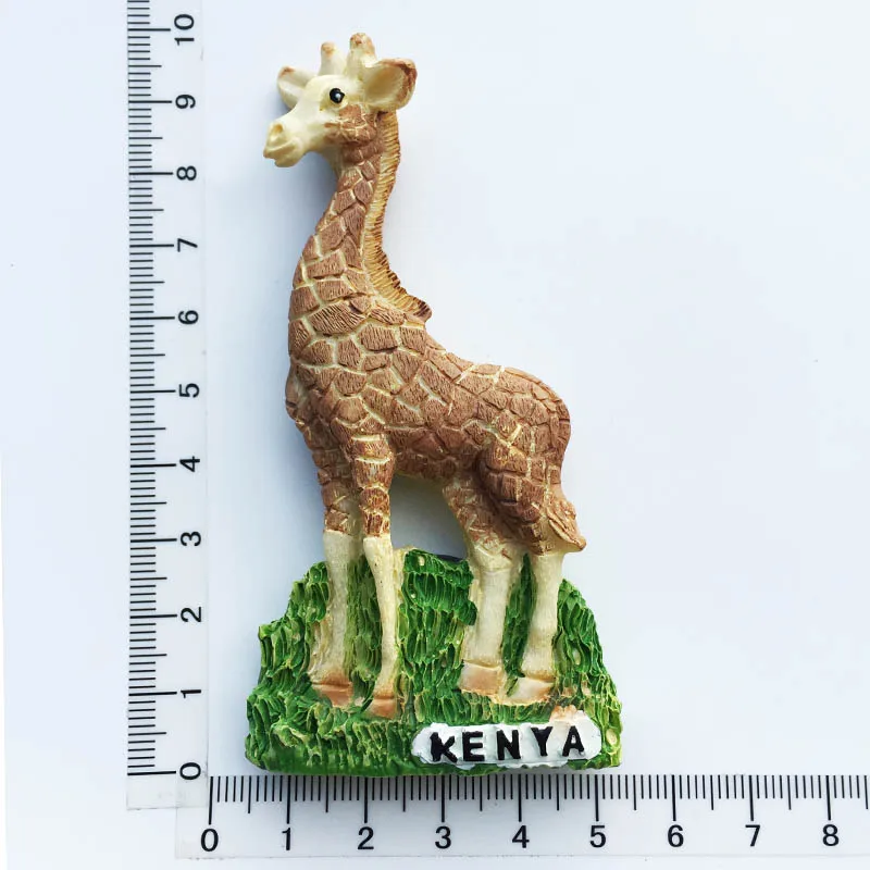 Giraffes Image Design Metal Fridge Magnet 