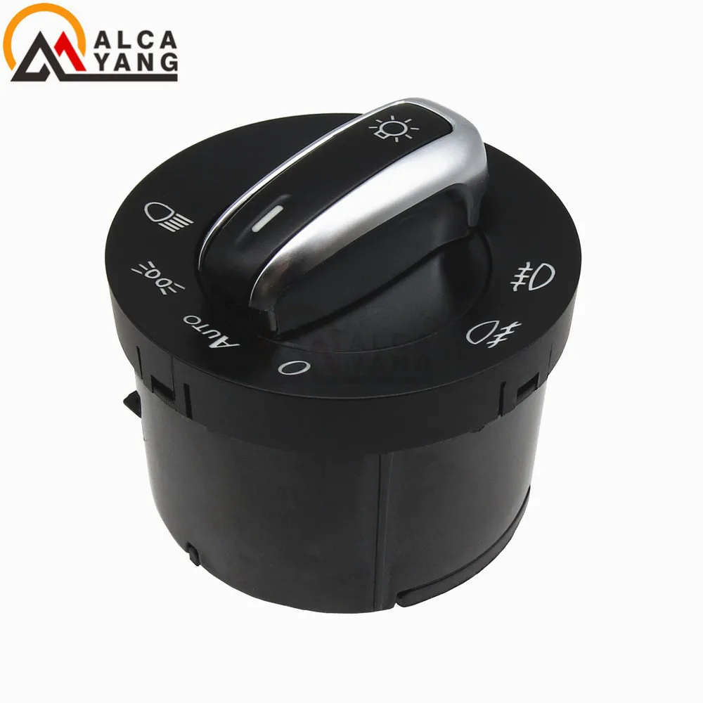 Для VW Golf MK 5 6 Plus Jetta 3 Touran Tiguan Caddy Passat B6 CC RABBIT 5ND941431B хромированный переключатель