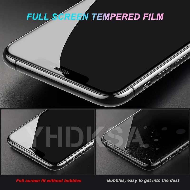 99D защитное закаленное стекло для iPhone 11 Pro X XR XS Max Защитное стекло для iPhone 8 7 6 6S Plus стеклянная пленка