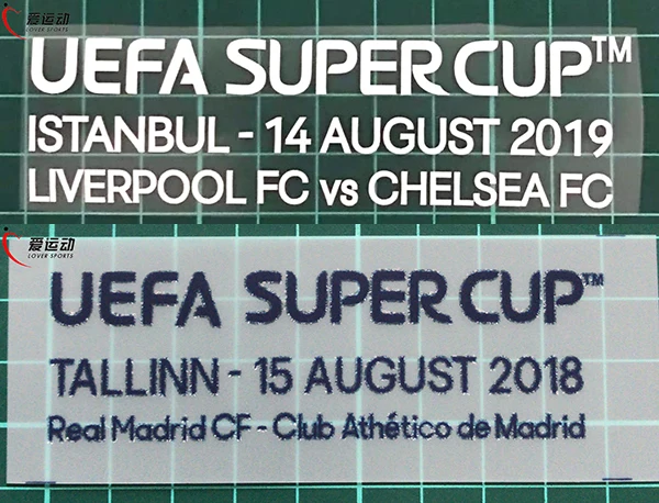 

2018 and 2019 SUPER CUP Match Details Patch