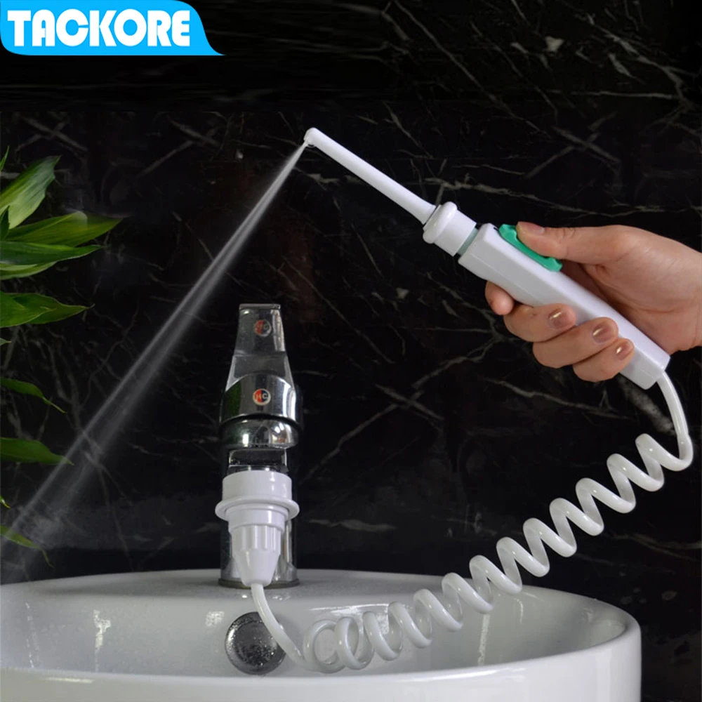 Skup Tacore irygator doustny kran nić dentystyczna strumień wody pod ciśnieniem Flosser wdrożenie nawadnianie czyszczenia zębów dysze wielostrumieniowe czyste zęby