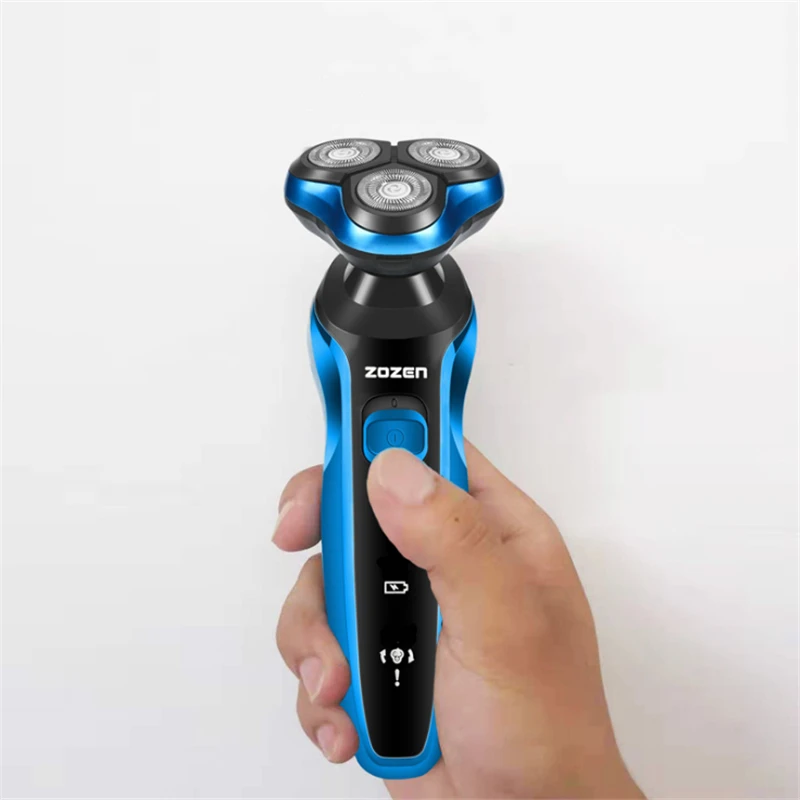 Electric Shaver Electric Shaver Rechargeable Electric Razor Shaving Machine Cleaning Beard Razor for Men Wet and Dry Waterproof Washable ZN1159