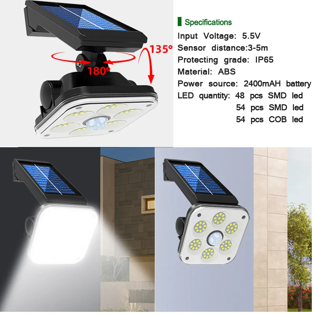 solar street light Solar Led Light Outdoor Wall Lamp Solar Sensor Light Waterproof For Garden Outdoors Motion Sensor Street Solar Lamp solar led street light