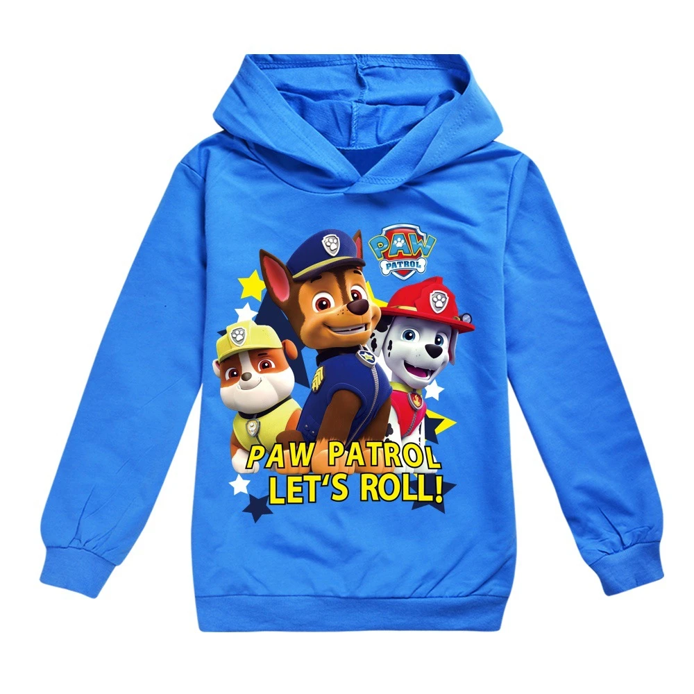 Sudadera con capucha de la patrulla canina para niño y niña, camiseta de manga larga, ropa para niño y niña|Sudaderas con capucha sudaderas| - AliExpress