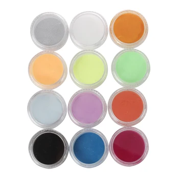 

12-color Acrylic Powder 3D Nail Art Manicure set