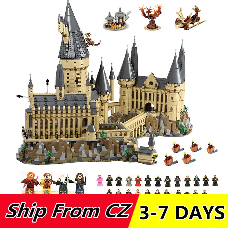 

16060 Potter Magic Hogwart Castle Building Blocks bricks toys Children Gift Compatible 71043 Christmas Gifts